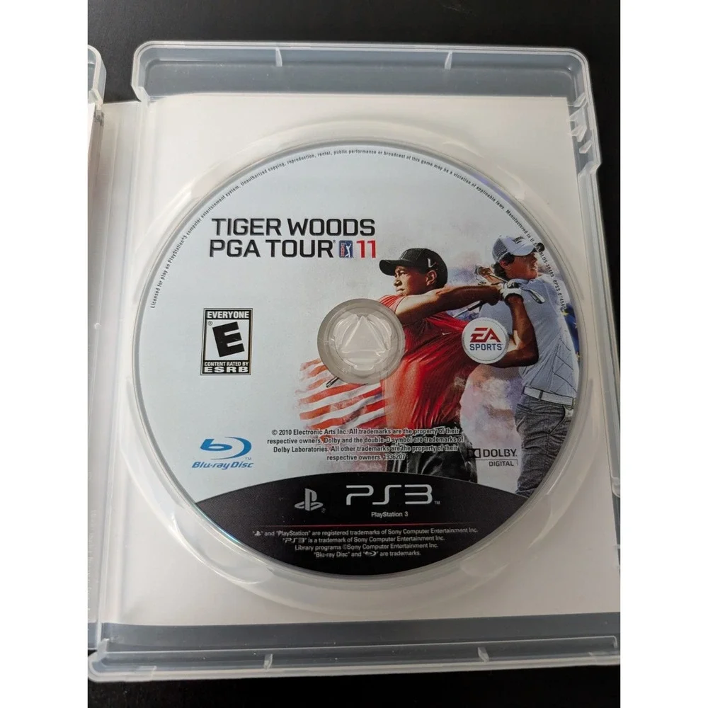 Tiger Woods PGA Tour 11 (Sony PlayStation 3, PS3) Golf‎ Complete w/Manual CIB